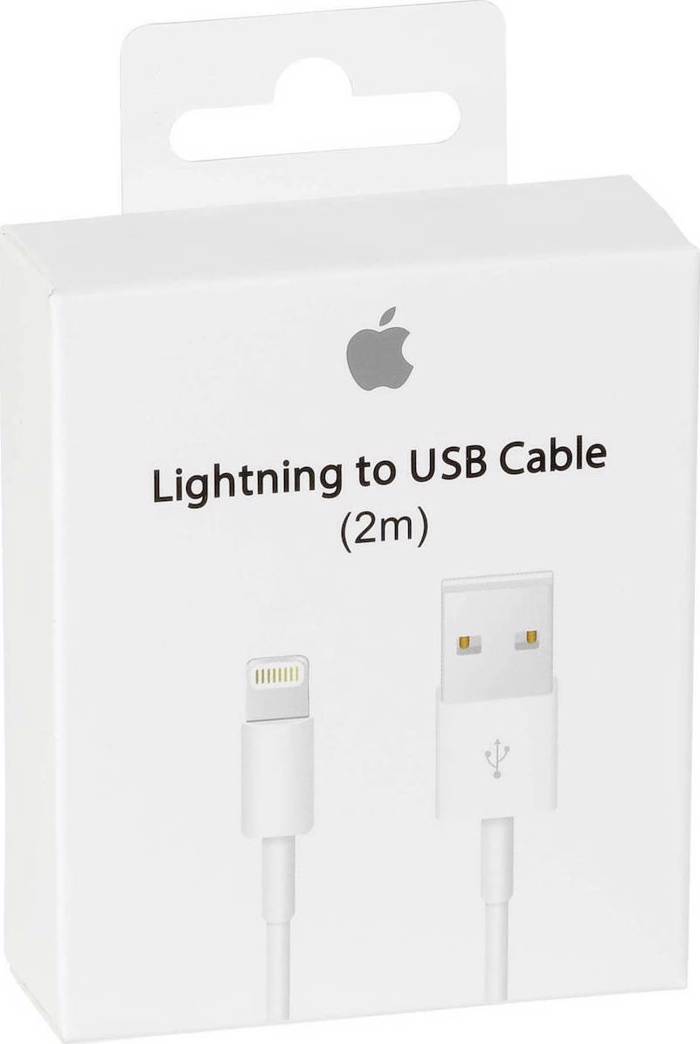 Apple MD819ZM/A White 2m (Kalodio USB se Lightning)