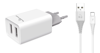 Powertech PT-776 2x USB White (Fortistis Spitiou & Kalodio USB-C)