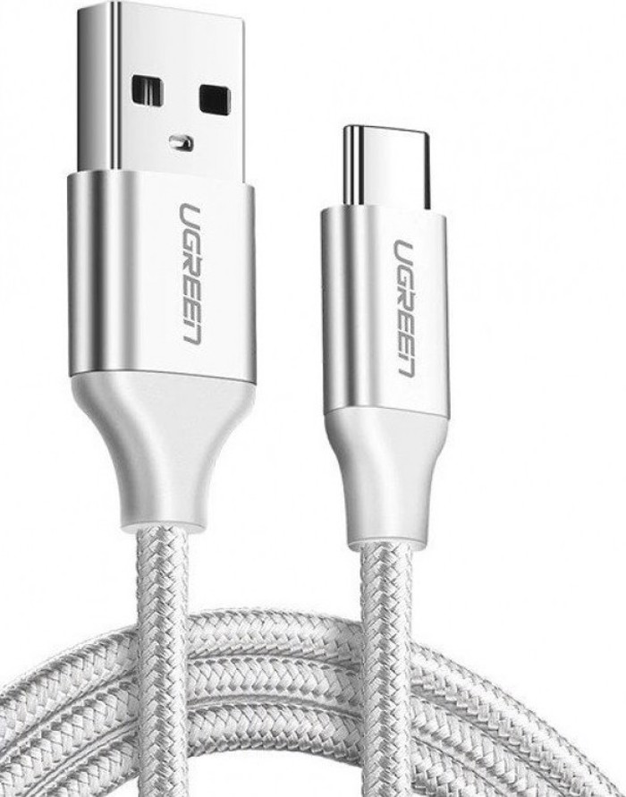 Ugreen US288 TYPE-C Silver 1m 60131 3A (Kalodio USB Type-C)