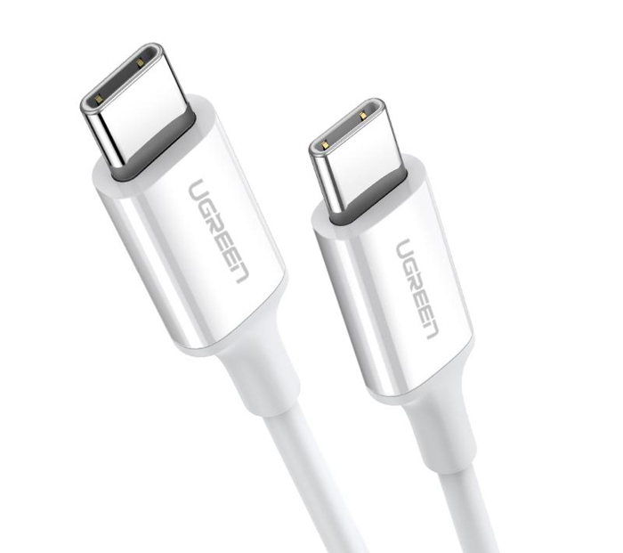 Ugreen US264 TYPE-C/TYPE-C White 1m 60518 3A (Kalodio USB Type-C)