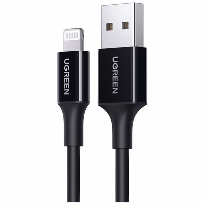 Ugreen US155 i6 Black 1m 80822 2.4A (Kalodio Lightning)